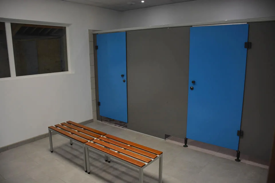 Vestiaires hommes des Ambulances SMET